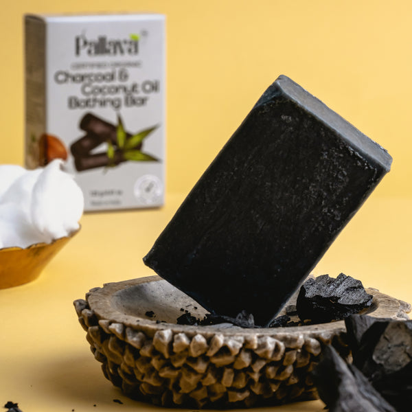 Charcoal Coconut Oil Bathing Bar