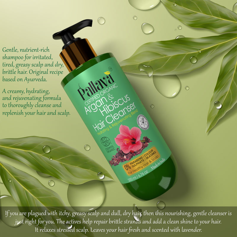 Argan Oil and Hibiscus Hair Cleanser